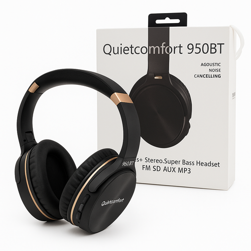 Auriculares Bluetooth HiFi con Cancelación de Ruido – Sonido Estéreo y Diseño Ergonómico