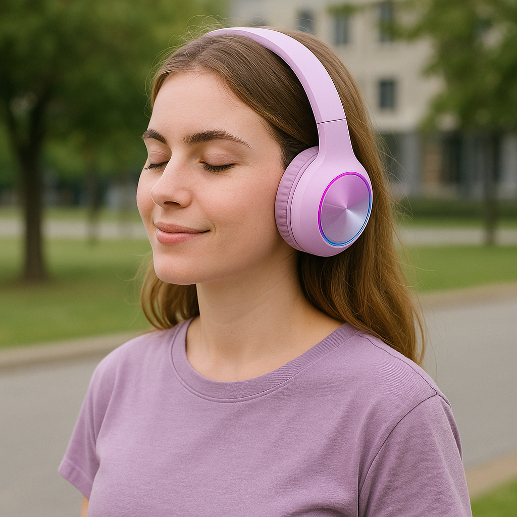 Audífonos Bluetooth C1: Sonido Claro, Batería Duradera, Conexión NFC y Diseño Ergonómico