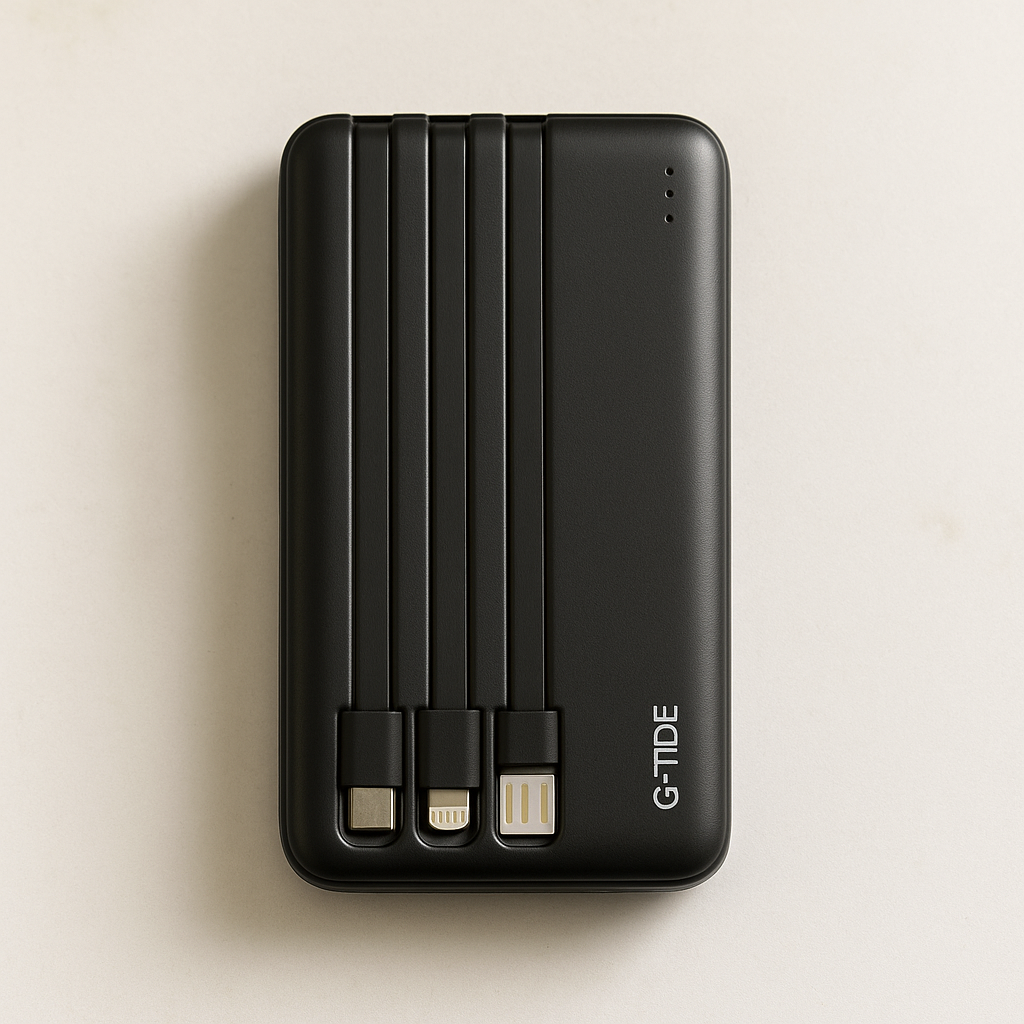 Power Bank G-Tide P1 de 10000mAh – Carga Rápida y Compacta para Todos tus Dispositivos