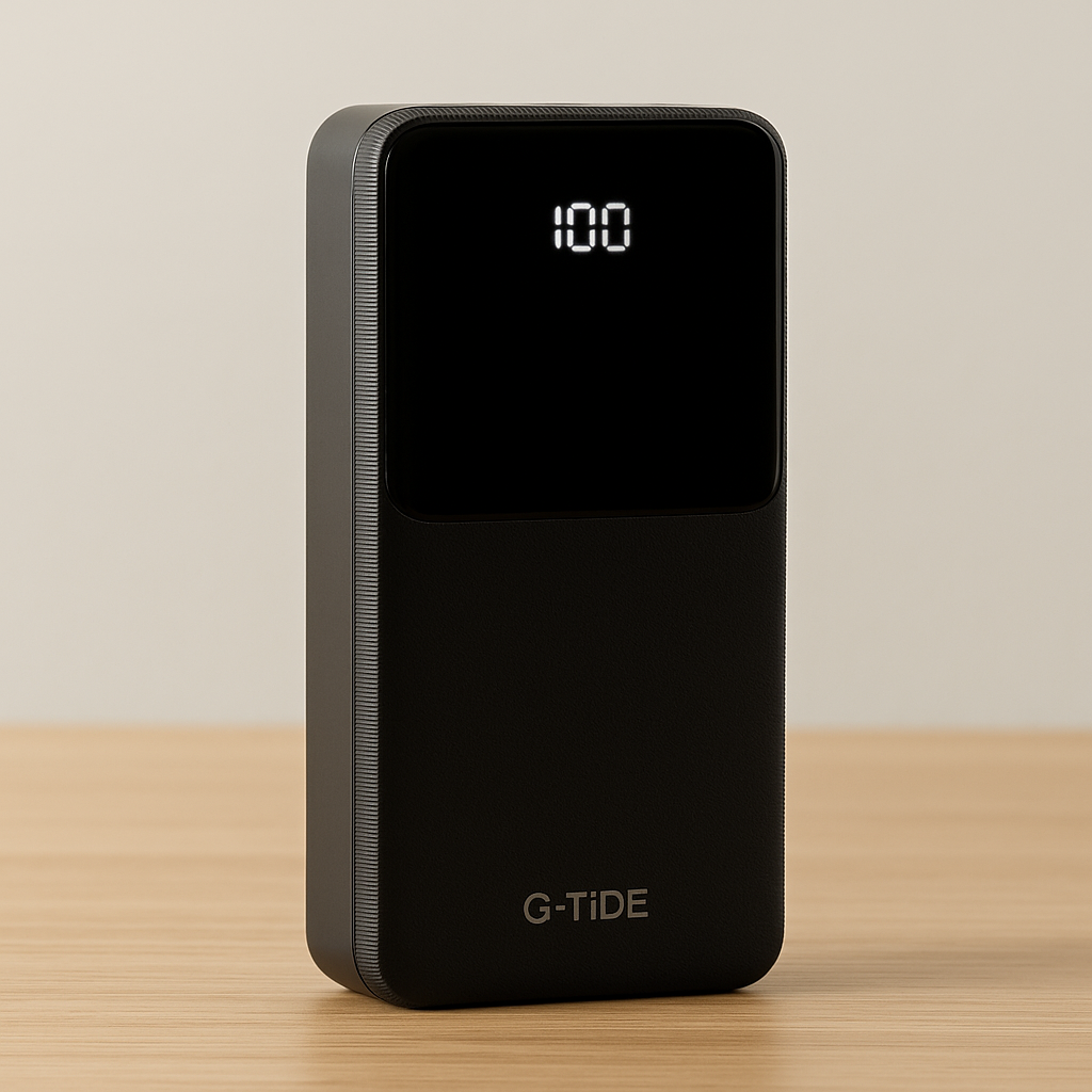 Power Bank G-Tide Easy 2 - 20,000mAh | Carga Rápida y Cables Integrados