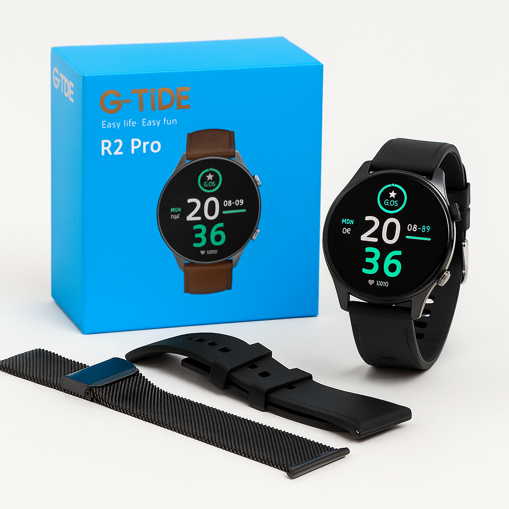 Smartwatch G-TiDE R2 Pro | Reloj Inteligente Deportivo con Monitor de Salud y Estilo Premium