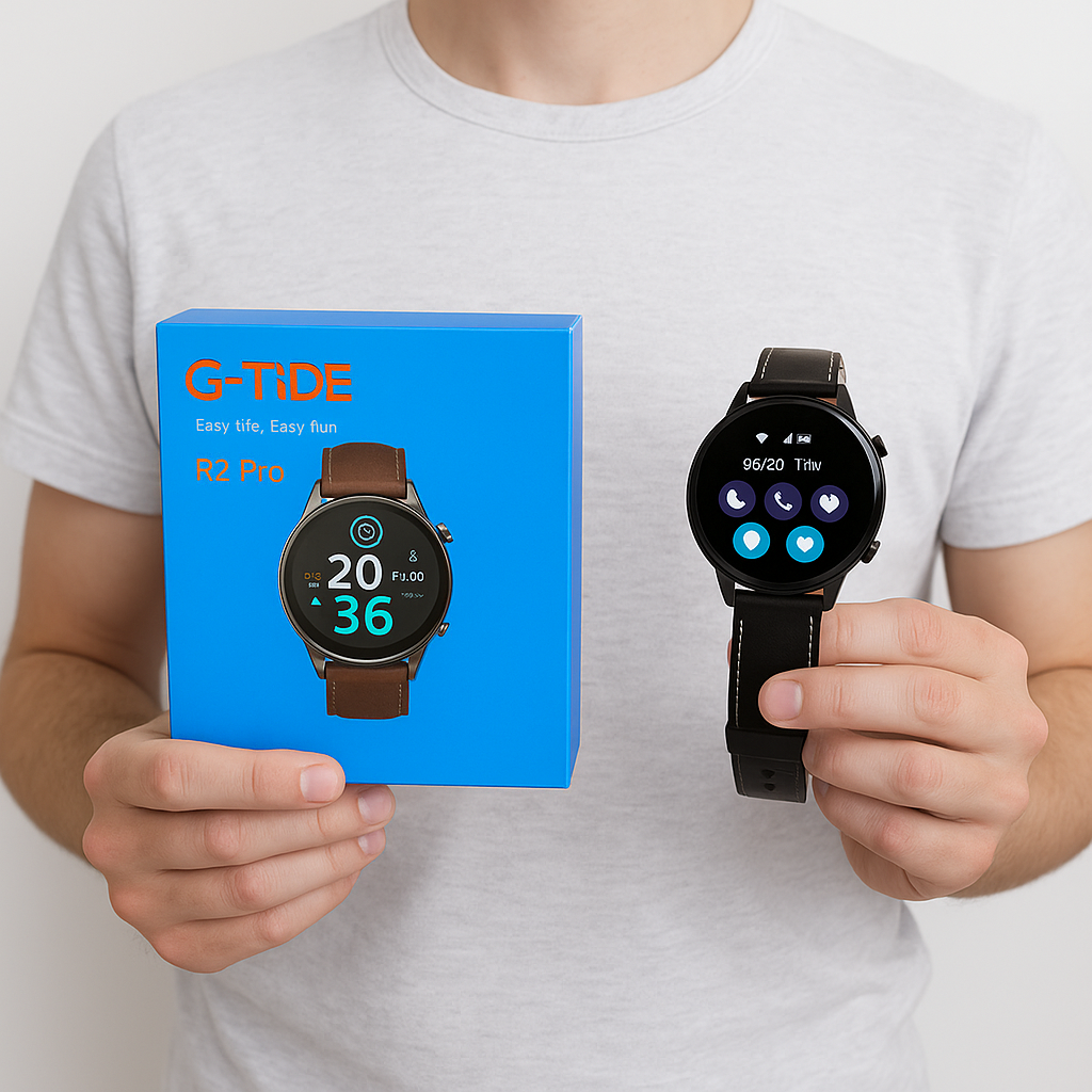 Smartwatch G-TiDE R2 Pro | Reloj Inteligente Deportivo con Monitor de Salud y Estilo Premium