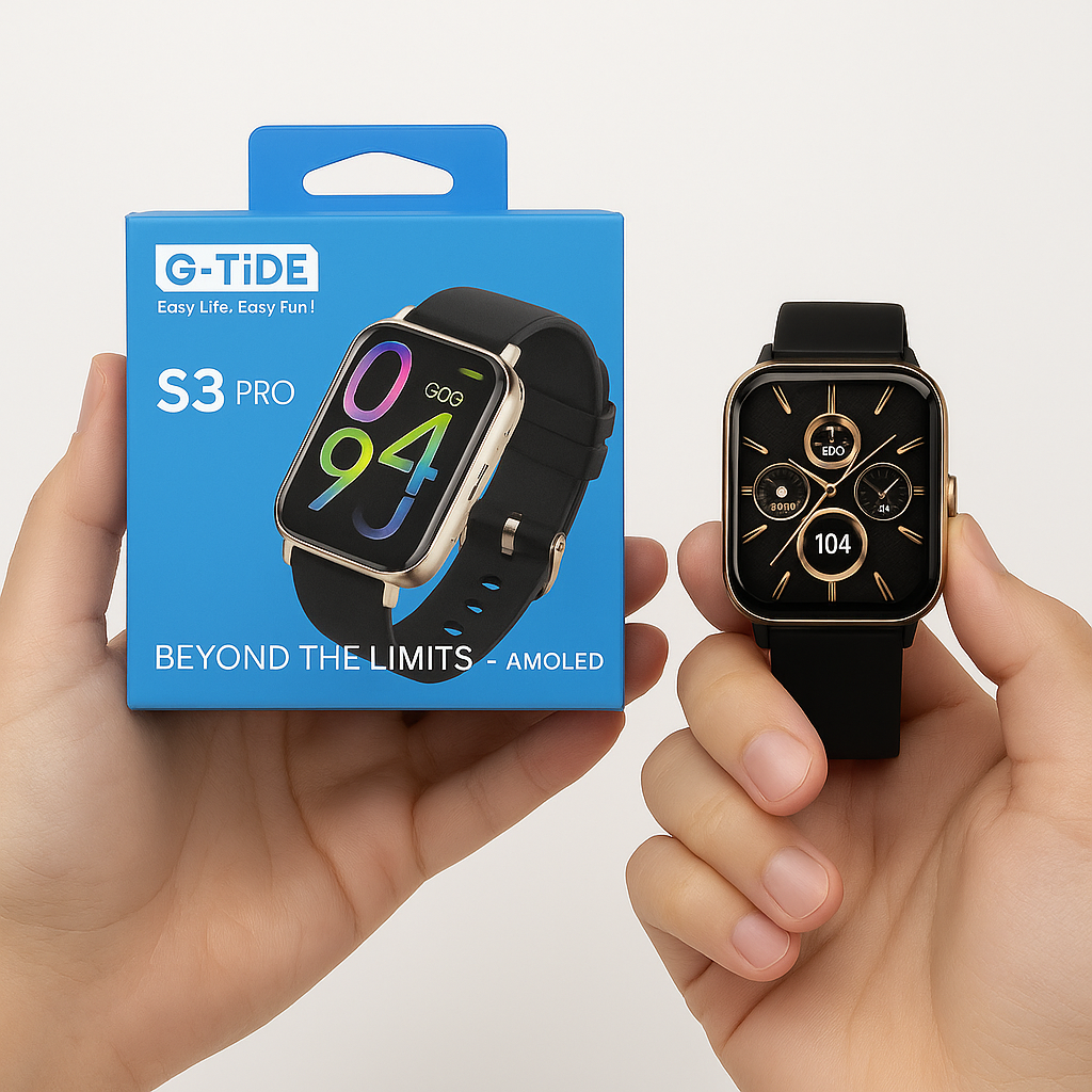 Smartwatch G-TiDE S3 PRO AMOLED 2.01” – Salud, Deporte y Estilo al Máximo