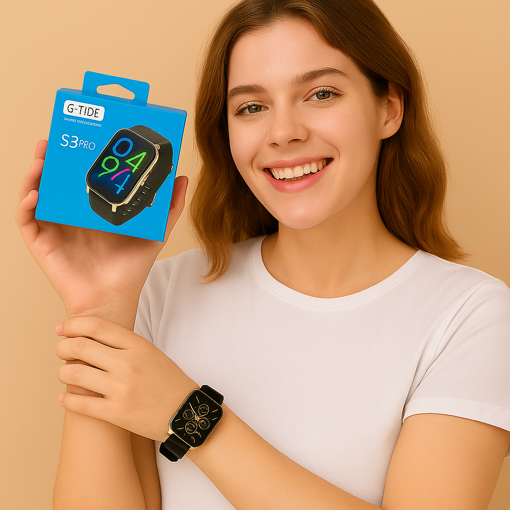 Smartwatch G-TiDE S3 PRO AMOLED 2.01” – Salud, Deporte y Estilo al Máximo