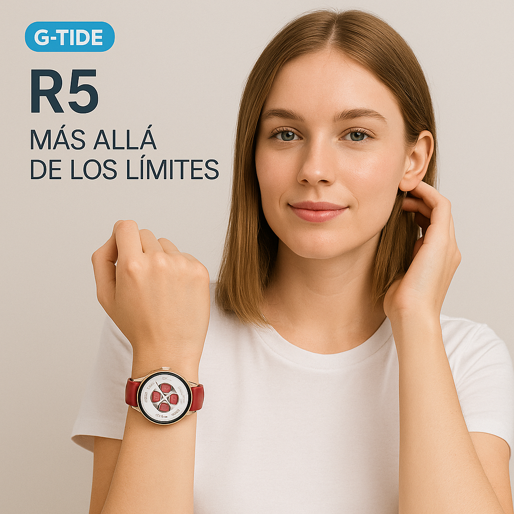 Smarwatch G-TiDE R5 – Conectividad, Estilo y Rendimiento en tu Muñeca