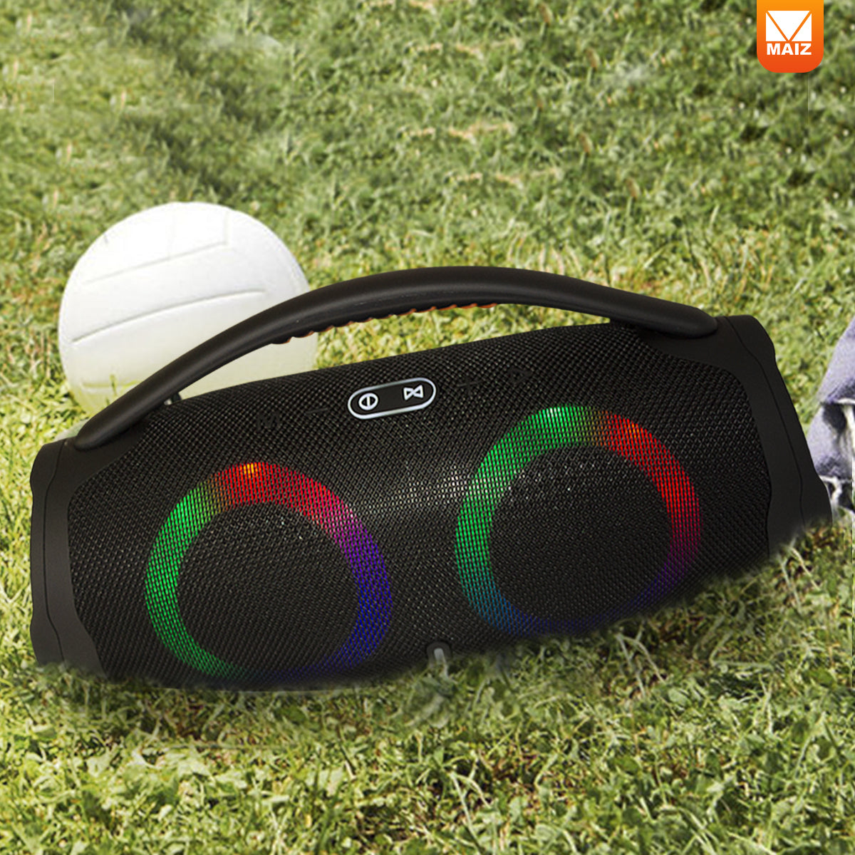 Bocina Bluetooth Portátil Pera: Sonido Potente y Resistente para Aventura al Aire Libre